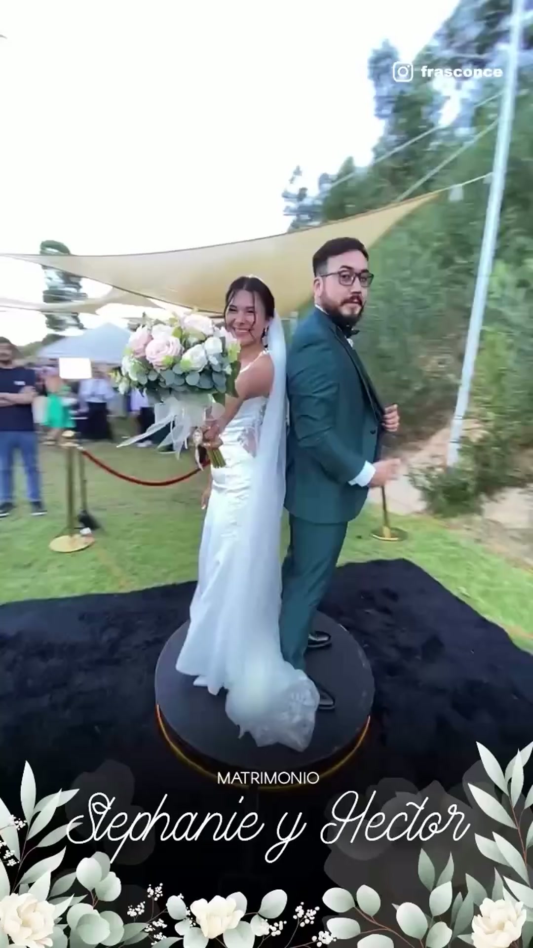 Detalle de decoración en un evento